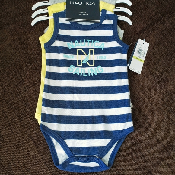 Baby Unisex 3 Pack Bodysuits - Picture 1 of 4